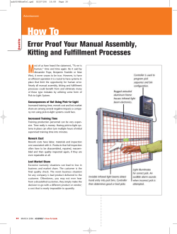 M How To Error Proof Your Manual Assembly, Kitting and Fulfillment Processes