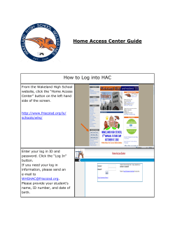 Home Access Center Guide How to Log into HAC