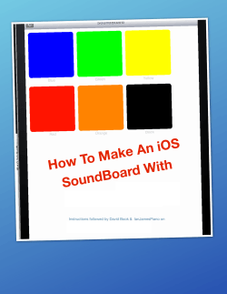 How To Make An iOS d With SoundBoar Buzztouch.com