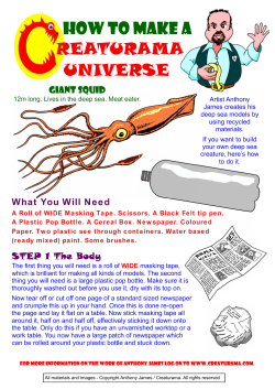 How To Make A REATURAMA UNIVERSE Giant Squid