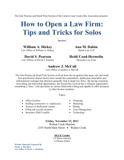 How to Open a Law Firm: Tips and Tricks for Solos