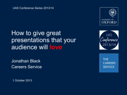 How to give great presentations that your audience will love