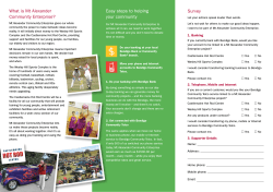 What is Mt Alexander Survey Community Enterprise? Easy steps to helping