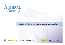 Admiral Group plc - Why we are successful.