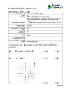 MAT.HS.SR.1.00FIF.K.082 HS Mathematics Sample SR Item C1 TK