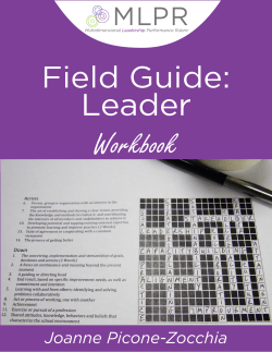 Workbook Leader Field Guide: M