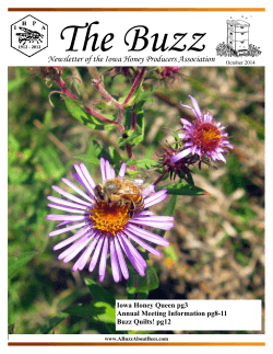 The Buzz Newsletter of the Iowa Honey Producers Association
