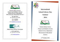 International  School Library Day Seminar
