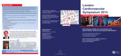 London Cardiovascular Symposium 2014 Meeting Profile