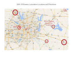 2014 Al Khamsa Convention Locations and Directions