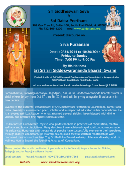 Siva Puraanam Sri Sri Sri Siddeswarananda Bharati Swami Sri Siddheswari Seva