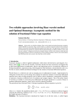 Two reliable approaches involving Haar wavelet method