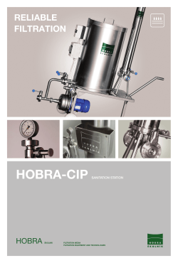 HOBRA-CIP RELIABLE FILTRATION HOBRA