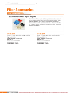 Fiber Accessories SC male to ST female duplex adapters Fiber Optic Adapters Accessories