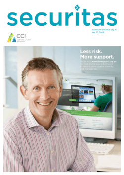Less risk. More support.  www.ccinsurance.org.au