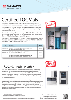 Certified TOC Vials