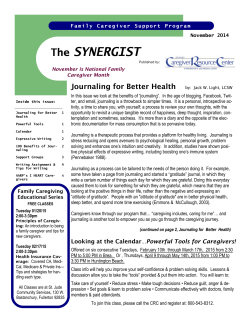 SYNERGIST The  Journaling for Better Health