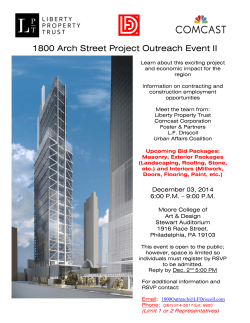 1800 Arch Street Project Outreach Event II