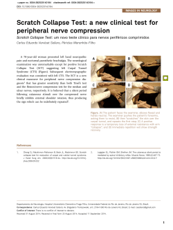 Scratch Collapse Test: a new clinical test for peripheral nerve