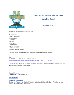 PPnF Weekender - Anchorage Running Club
