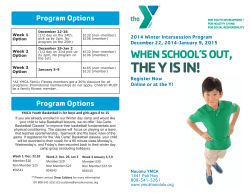 THE Y IS IN! - YMCA of Honolulu