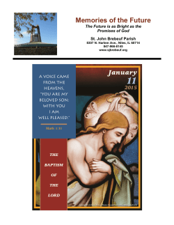 Weekly Bulletin - St. John Brebeuf Catholic Parish, Niles IL