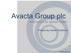 What does Avacta do?