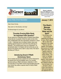 Grace Notes - Grace Lutheran Church ELCA