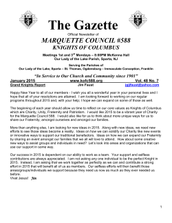 The Gazette - kofc588.org