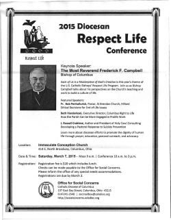 Diocese of Columbus - Greater Columbus Right to Life