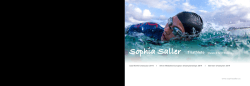 About me - Sophia Saller Triathlete