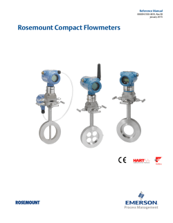 Rosemount Compact Flowmeters