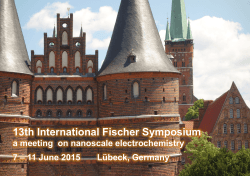 2nd Circular - 13th International Fischer Symposium