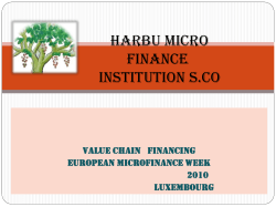 Harbu Micro Finance Institution S.co - e-MFP