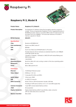 Raspberry Pi 2, Model B