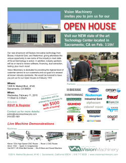 View flyer - Vision Machinery