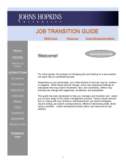 job transition guide job transition guide