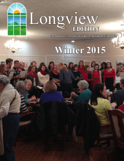 Winter 2015 Quarterly Newsletter