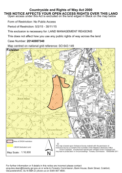 Site notice map: Cinderford Northern Quarter (2014087340)