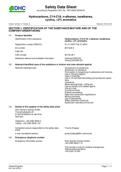 Safety Data Sheet - Die DHC Solvent Chemie GmbH