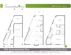 958 Summerstone Run, Custom Plan