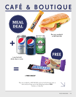 MEAL DEAL - Wizz Air