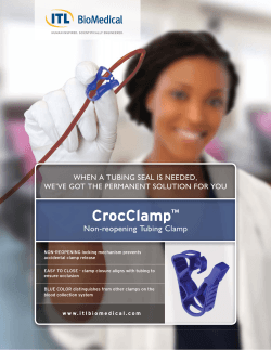 CrocClamp™ - ITL BioMedical
