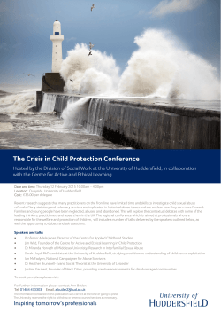 The Crisis in child protection conference.pub
