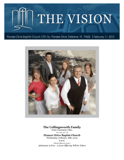 The Collingsworth Family - Pioneer Drive Baptist Church