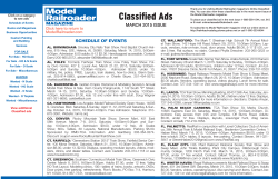 Classified Ads - Model Railroader