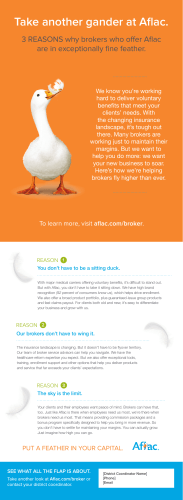 Take another gander at Aflac.