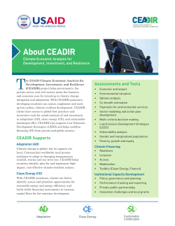 About CEADIR - Abt Associates