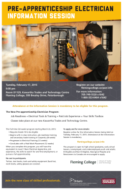 Pre-apprenticeship Electrician Information Session