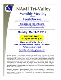 Monday, March 2, 2015 MEETING TIME